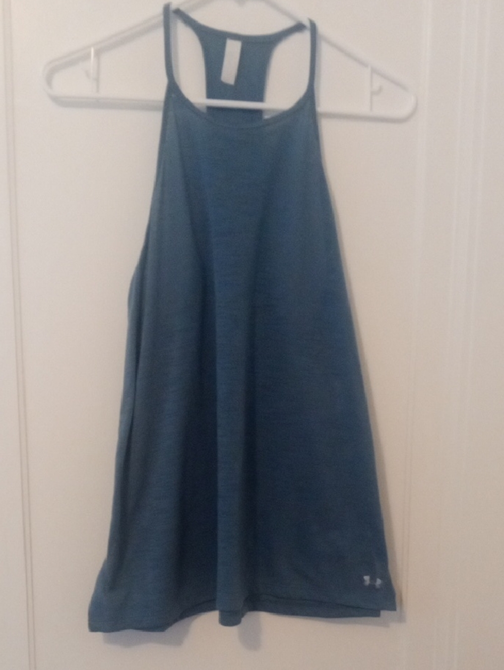 Under Armour Teal Blue Racerback Athletic Tank small